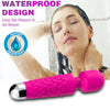 Postman masajeador y vibrador cabeza flexible fucsia