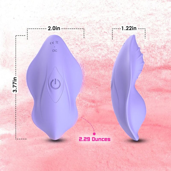 Vibrador para bragas Whisper con control remoto violeta