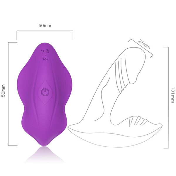 Whistle vibrador introducible control remoto violeta