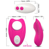 Vibrador para bragas Butterfly con control remoto rosa