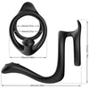 Armony tail anillo doble anal negro