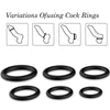 Armony anillos silicona negro