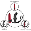 Knight vibrador anal prostata y anillo control remoto negro