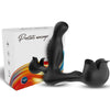 Surround vibrador anal y estimulador testículos control remoto negro