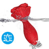 Rosa vibrador y plug anal pequeño control remoto rojo