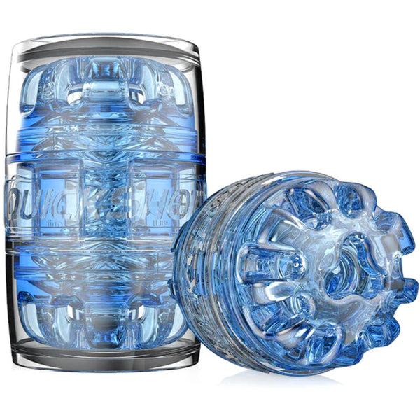 Fleshlight masturbador quickshot turbo blue ice