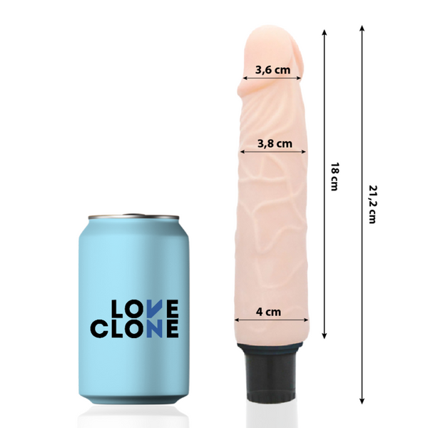 Finn vibrador realístico self lubrication 21.2 cm o 3.8 cm
