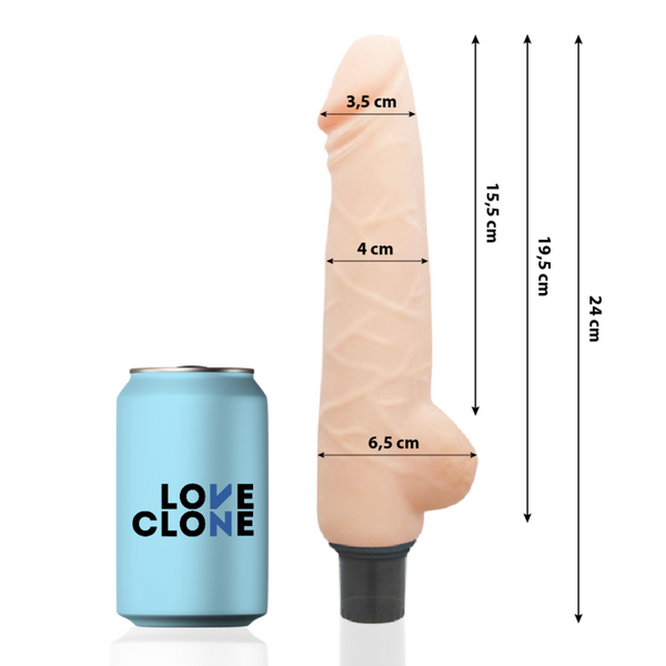 Harald vibrador realístico self lubrication 24 cm o 4 cm