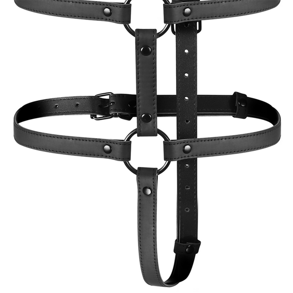 Fetish arnés ajustable torso y brazos