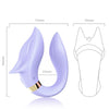 Fox vibrador parejas control remoto violeta