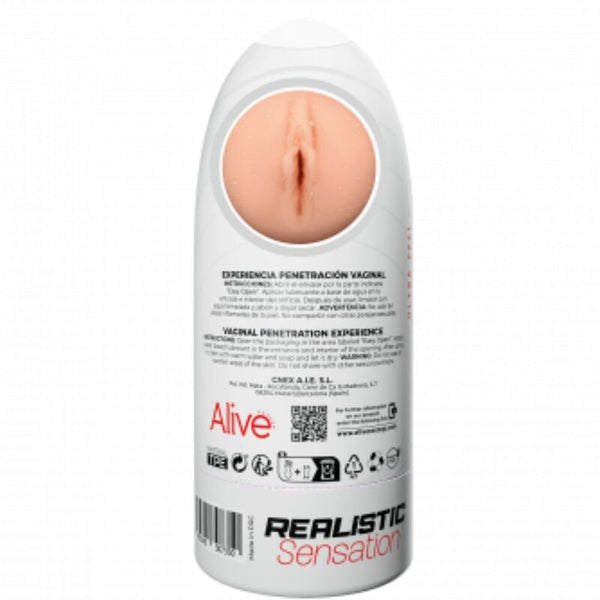 Alive flex masturbador masculino vagina talla m