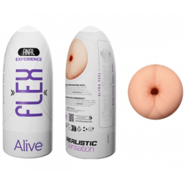 Alive flex masturbador masculino ano talla m