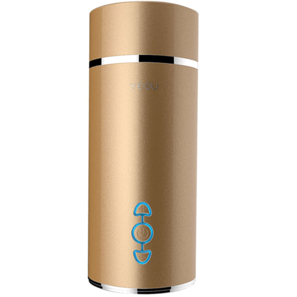 Masturbador vibrador vagina dorado