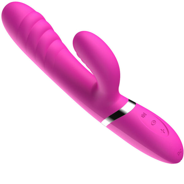 Adela vibrador y estimulador fucsia
