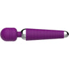 Masajeador y vibrador cabeza flexible violeta