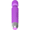 Mini masajeador y vibrador violeta