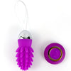 Octopus huevo vibrador cactus control remoto violeta