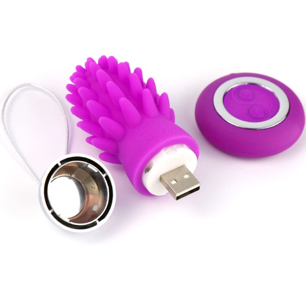 Octopus huevo vibrador cactus control remoto violeta