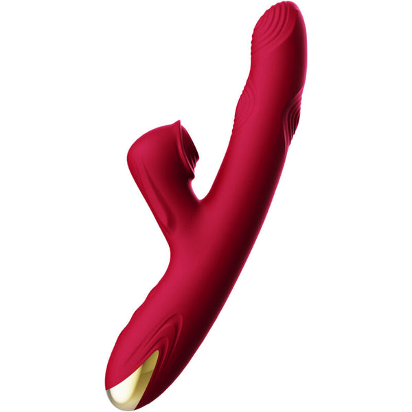 Vibrador y succionador armony bump modelo 1 burdeos