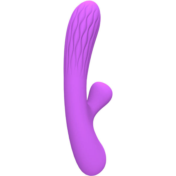 Chelsea vibrador y estimulador flexible violeta