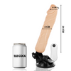 Vibrador realístico control remoto negro 20 cm o 4 cm 2
