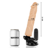 Vibrador realístico control remoto negro 21 cm o 4 cm