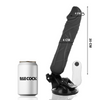 Vibrador realístico control remoto negro 20 cm o 4 cm 2