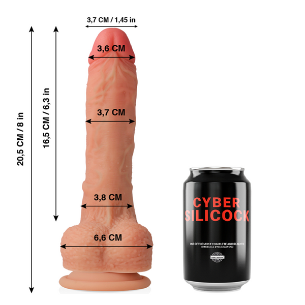 Cyber connor realístico silicona líquida 20.5 cm o 3.7 cm