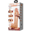 Pretty sliding skin series dildo realístico con ventosa piel deslizante control remoto natural 24 cm