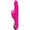 Vibrador multifunción rabbit doble lengua efecto calor fucsia