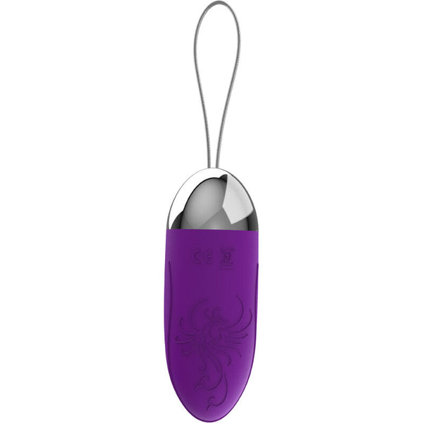Phoenix huevo vibrador control remoto violeta