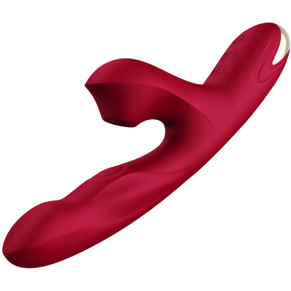 Vibrador y succionador armony bump modelo 2 burdeos
