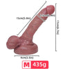Armony dildo realístico silicona líquida 15 cm