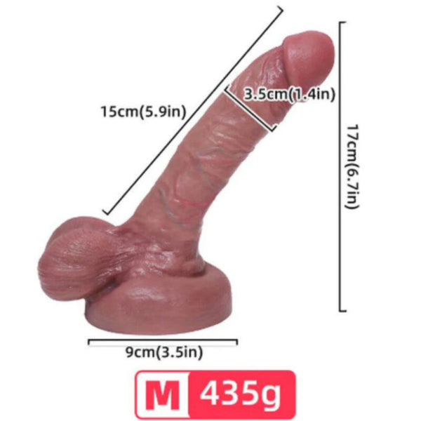 Armony dildo realístico silicona líquida 15 cm