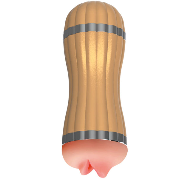 Armony bevis masturbador doble vagina y boca sin vibración dorado