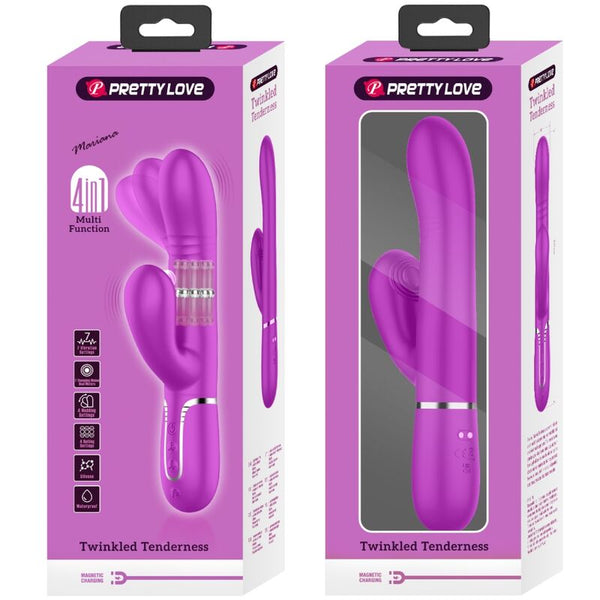 Vibrador Punto G multifunción fucsia