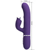 Vibrador rabbit con licking morado