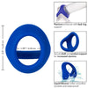 Anillo doble para pene y testículos CalExotics Admiral azul