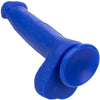 Admiral captain dildo realístico vibrador azul