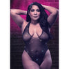 Calexotics radiance body con escote en v profundo pedrería talla grande