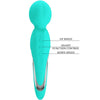 Walter vibrador wand verde agua