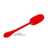 Julius huevo vibrador impermeble y recargable rojo
