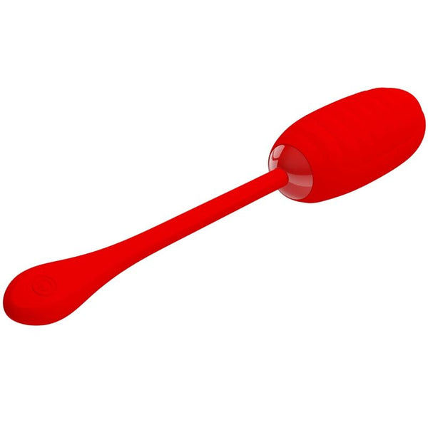 Kirk huevo vibrador recargable rojo