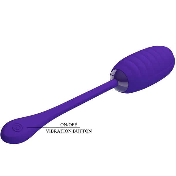 Kirk huevo vibrador recargable lila
