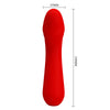 Cetus vibrador recargable rojo