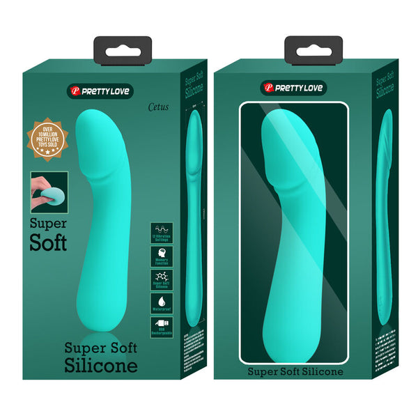 Cetus vibrador recargable verde agua