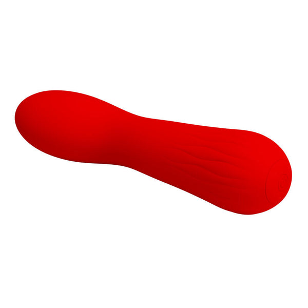 Faun vibrador recargable rojo