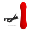 Faun vibrador recargable rojo