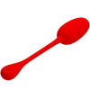 Knucker huevo vibrador recargable rojo