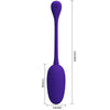 Knucker huevo vibrador recargable lila